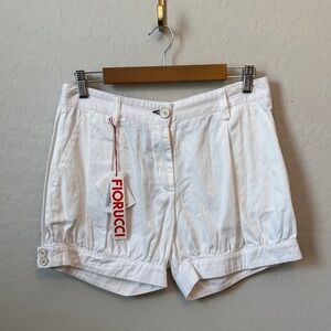 NWT Fiorucci White Shorts L